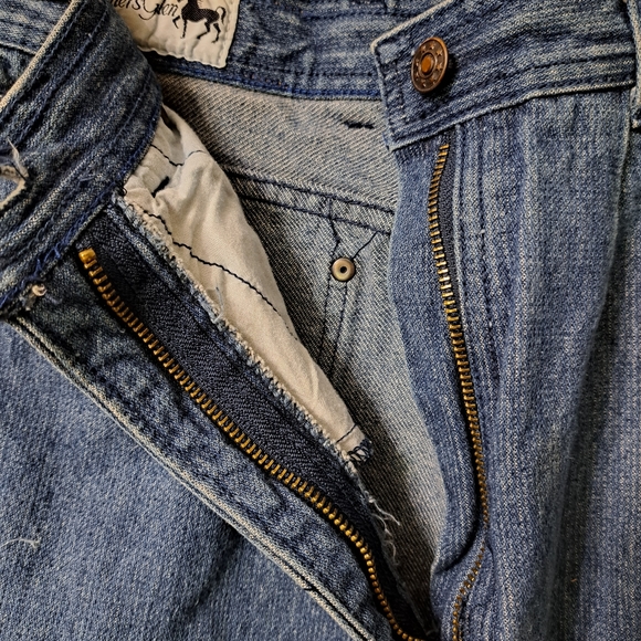 Vintage Hunters Glen High Waisted Jeans Sz 13/14 - Picture 4 of 11